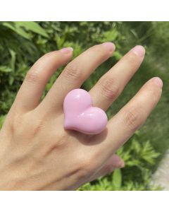 Solid Color Love Ring Candy Color Love Ring