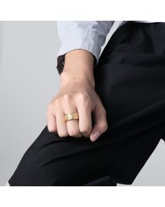 Nordic Celtic Tie Titanium Ring