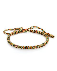 Hand-woven Diamond Knot  Red Rope Bracelet Ethnic Style Creative Jewelry