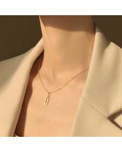 S925 Sterling Silver Necklace Women's Elegant High-grade Niche Clavicle Chain