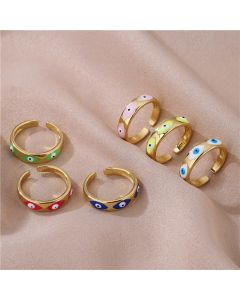 Colorful Drip Jewelry Accessories Ring