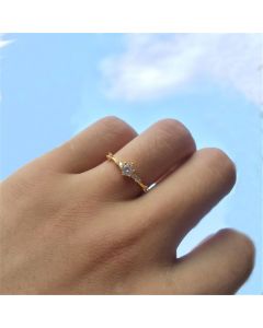 Exquisite Women's Engagement Diamond Ring Jewelry