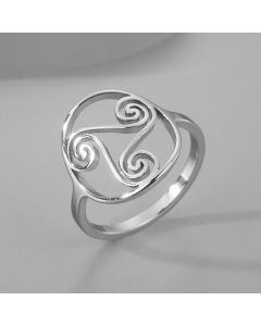 Fashion New Stainless Steel Three-rotor Ring