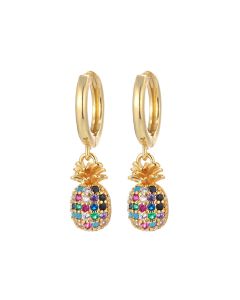 Creative Personality Pineapple Cactus Earrings Diy Earrings