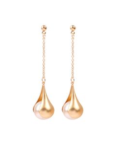 Women's Simple Matte French Pearl Earrings