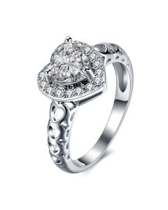 Wish AliExpress couple ring European and American style simple platinum-plated ring Jewelry wholesale manufacturers supply