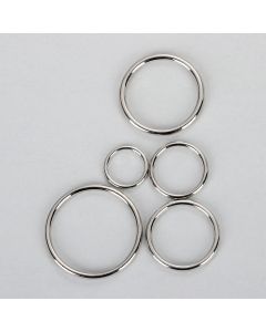 Ring Bag Seamless Closed Zinc Alloy Ring