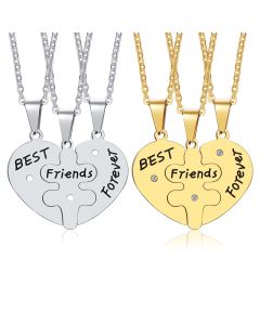 Stainless steel friendship pendant