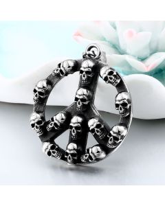 Vintage Anti-War Peace Stainless Steel Pendant