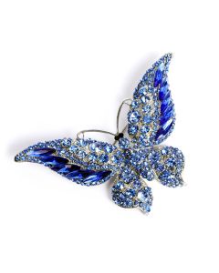 Fashion Animal Crystal Big Butterfly Brooch