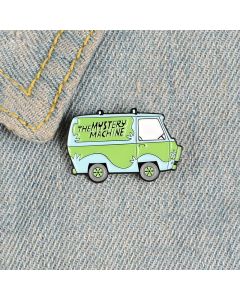 Cartoon Creative Dining Cart Brooch