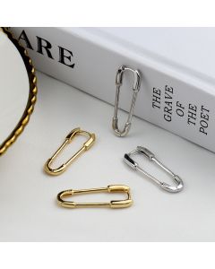 Paper Clip Earring Small Pin Ear Buckle Men's And Women's Earring