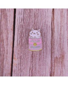 Fashion Cat Canned Brooch Inspired Art Badge