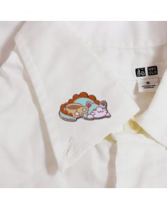 Drinking Tea And Being Alone Badge Introvert Brooch Accessory