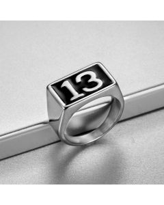 Jewelry Retro Domineering Domineering Ghost Head Men's Titanium Steel Ring