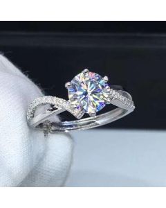 Zircon Ring Engagement Ring