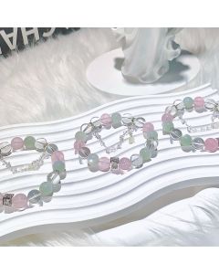 Natural Crystal Bracelet DIY Tassel Bracelet Ornament