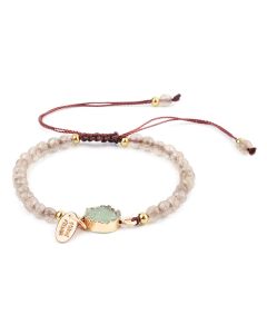 Genenic Mujer Natural Stone Bracelets For Women Rope Chain Bracelet Handmade Quartz Jewelry For Women