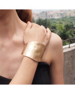 New popular simple and exaggerated wide side bracelet