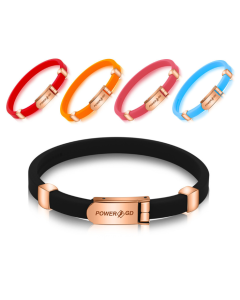Negative ion balance silicone bracelet