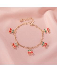 Women's Simple INS Wind Small Sweet Cherry Bracelet