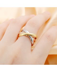 Women's Fashion Simple Titanium Steel Ring