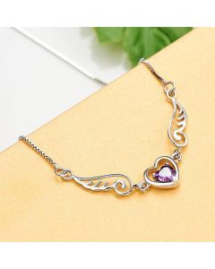 Angel Lovers Wings Love Necklace