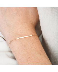 Japanese And Korean Simple Temperament Horizontal Bar Bracelet