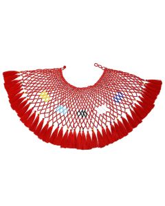 New European And American Fashion Amazon Shawl, Personality Trend Exaggerated Color Rice Bead Necklace