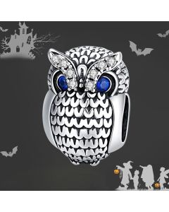 Owl 925 Silver Vintage Bracelet DIY Accessories