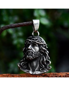 Stainless Steel Hipster Head Pendant