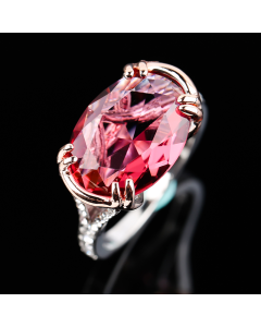 Women's Fashion Simple Inlaid Gem Ring