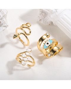 Lady Snake-shaped Ring Popular Ornaments