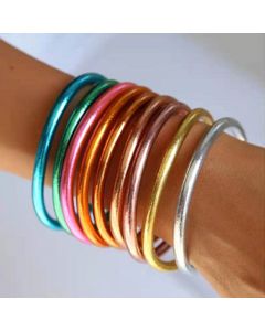 Women's Ins Fashion Shiny Silicone Bracelet