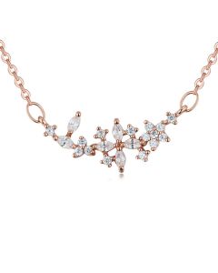 Necklace set in zircon