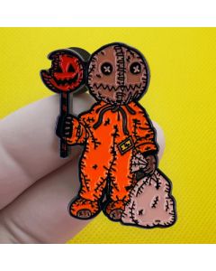 Halloween Pumpkin Skull Don't Bother Children Brooch