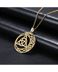 Calter Knotted Round Month Fashion Necklace