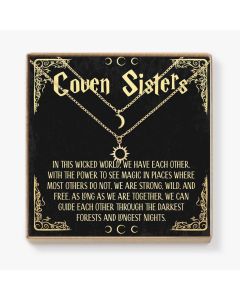Fashion Double Layered Necklace Female Creative Star Sun Necklace