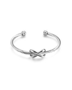 Infinity symbol steel wire bracelet