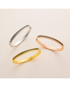 Titanium Steel Bracelet Niche Slotted Chain O-type