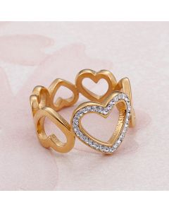 European And American Girls Diamond Ring