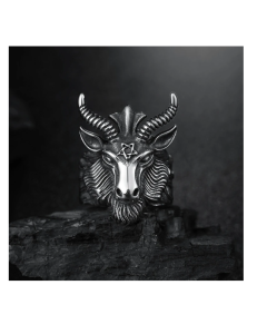 Animal sheep head ring