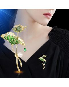 Lotus Pond Moonlight Brooch High-grade Female