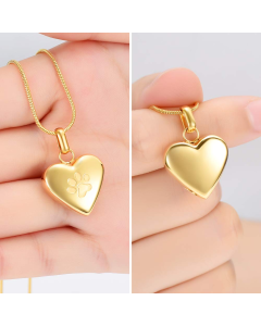 Stainless Steel Ornaments Can Cross Heart Corrosion Pendant Necklace