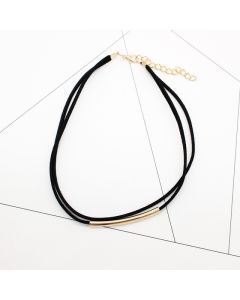 Multi layer Korean velvet neck chain Choker double necklaces collar Gothic Black Punk jewelry