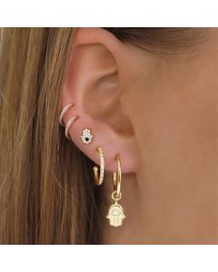 European And American Fashion Note Earrings For Women