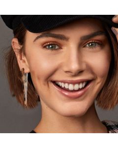 Geometric Triangle Personality Creative Acrylic Stud Earrings For Women