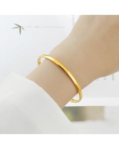Simple Glossy Simple Bracelet Gold Ancient Style Bracelet Fashion