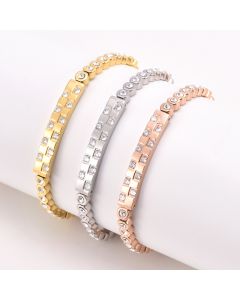 Light Luxury Advanced Stone-inlaid Left And Right Bracelet
