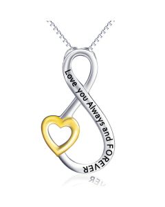 Double Layer Simple Heart-Shaped Clavicle Chain